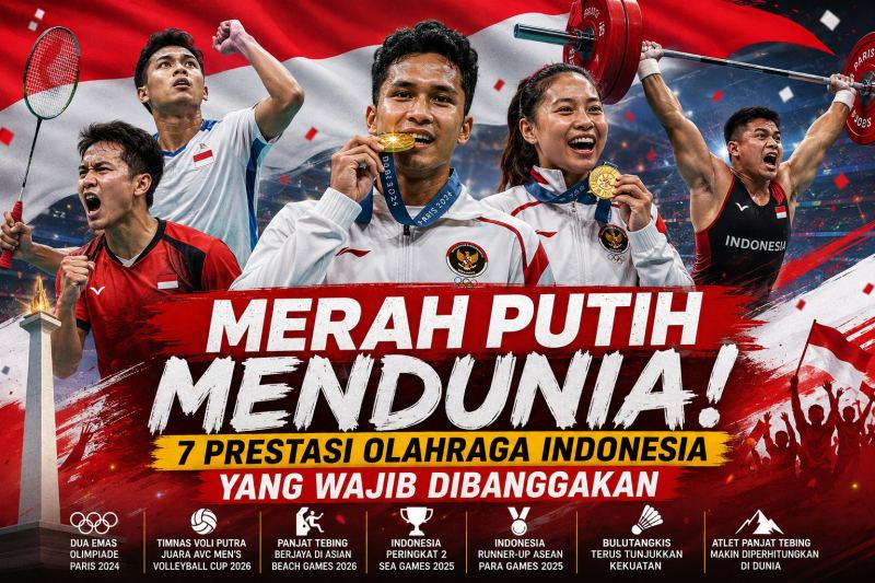 Merah Putih Mendunia! 7 Prestasi Olahraga Indonesia yang Wajib Dibanggakan