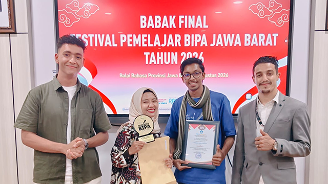Mahasiswa Asing Nusa Putra Tembus Final Lomba Bercerita Tingkat Jabar, Mahboob Raih Juara Harapan 3