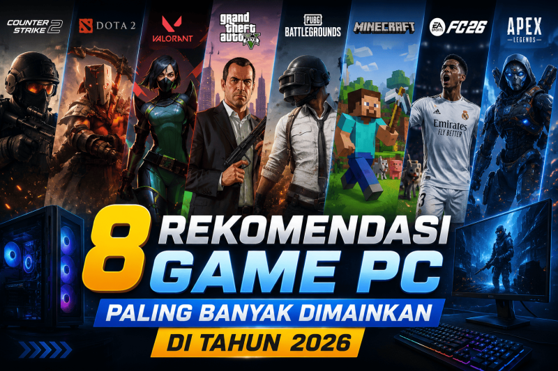 8 Rekomendasi Game PC Paling Banyak Dimainkan di Tahun 2026
