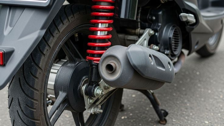 Alasan Motor Matik Cuma Pakai Satu Shockbreaker, Ternyata Bukan Asal Desain